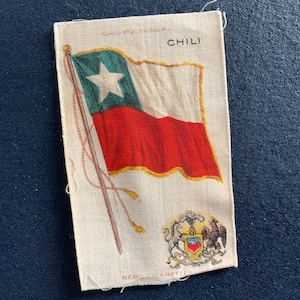 Flag of Chili  NEBO cigarette silk