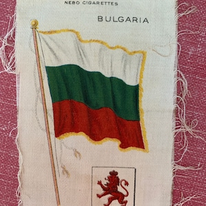 Flag of Bulgaria  NEBO cigarette silk