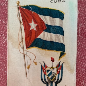 Flag of Cuba  NEBO cigarette silk