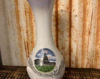 Washington DC vintage Souvenir Vase