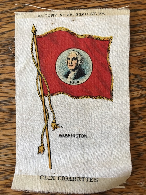 Washington State Seal on Clix Cigarette Silk