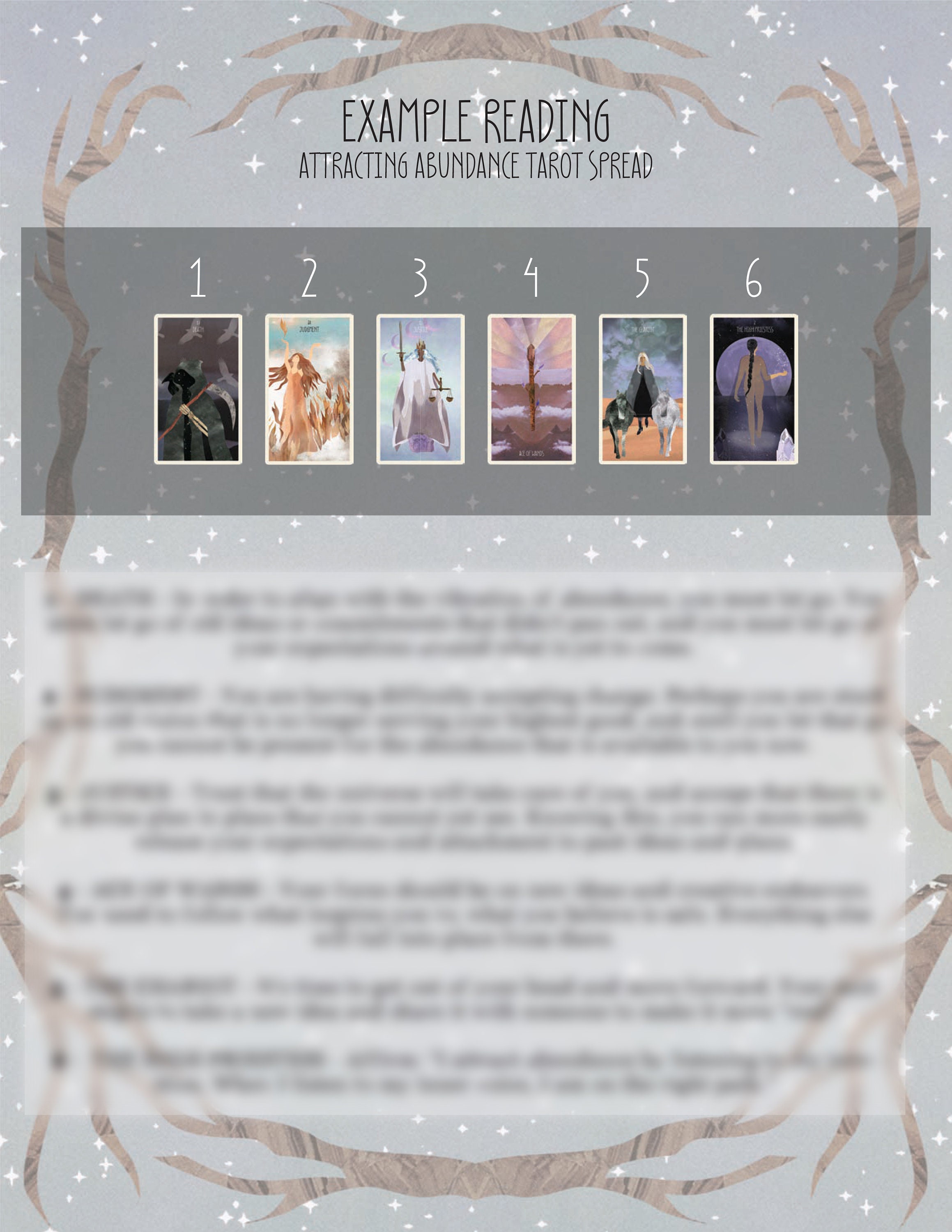 The Star Seeker E-BOOK of 15 Tarot Spreads - With Example