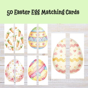 Easter Egg Matching Game | Printable Memory Activity for Kids & Seniors (PDF Download)