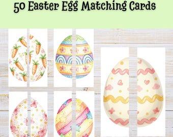 Easter Egg Matching Game | Printable Memory Activity for Kids & Seniors ...