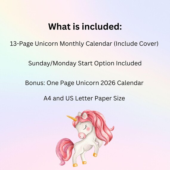 Calendrier De L'Avent Licorne à Peindre - 24 Surprises Créatives Pour Enfants