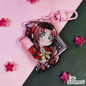FF7 Chibi Aerith Acryl Anhänger