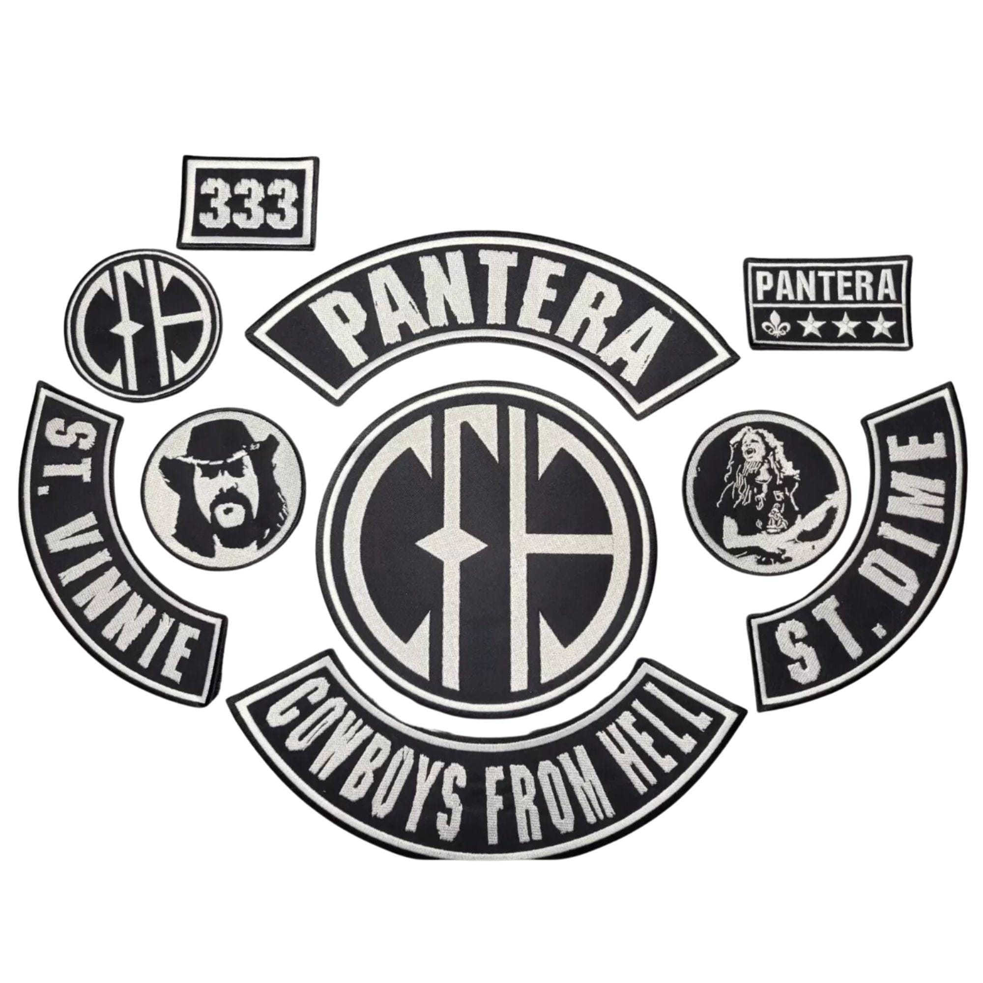 パンテラ  CFH  COWBOYS  FROM  HELL灰皿 Pantera Cowboys From Hell Patch | CFH American Groove Thrash