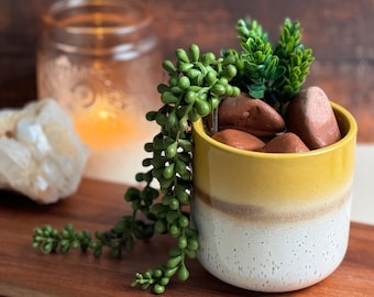 Desert Sunrise Tabletop Fountain - Custom Water Feature for Home or Office | Stress Relief & Mindful Living | Red Rock Modern Decor