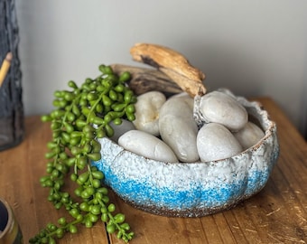 Water Lotus Tabletop Fountain - Custom Design Ceramic Water Feature for Home or Office | Meditation & Stress Relief | Modern Tranquil Decor