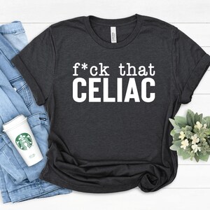 Gluten Funny T-Shirt, Celiac Disease T-Shirt, Gluten Free Gifts, Celiac Awareness Gift, Food Allergy Shirts, Gluten Free Diet T-shirt