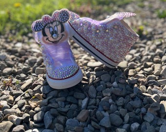 Converse de Minnie Mouse personalizadas / Zapatillas Disney pintadas a mano