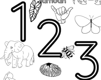 Come Learn to Count in Samoan with ME!