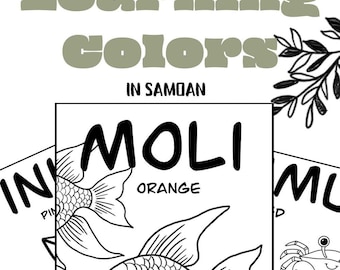 Grab Your Crayons and Let’s Learn out Colors in Samoan!
