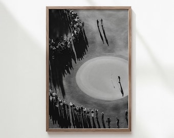 vintage golf wall art | black and white golf photography | retro golf course poster | black and white decor | sport print | men office decor