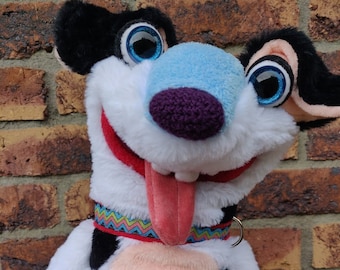 Dalmatian dog - full body hand puppet