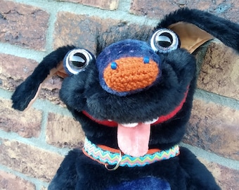 Labrador dog full body hand puppet