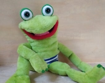 Frog - full body hand puppet