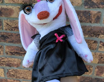 Bunny - e girl style, full body hand puppet.