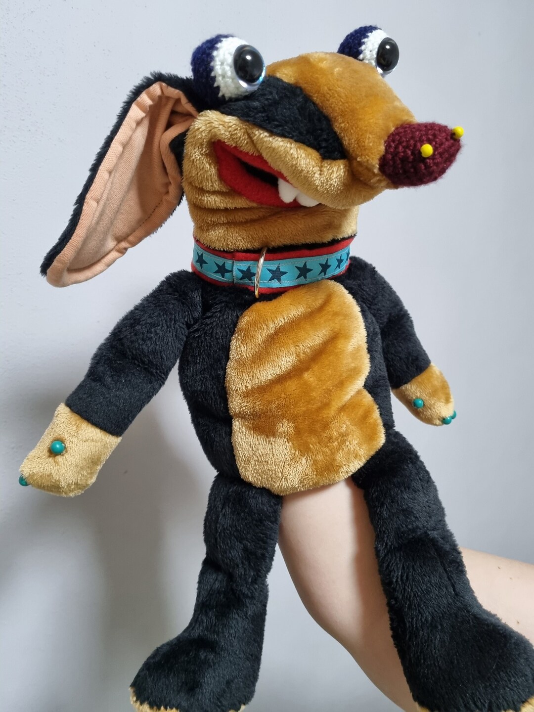 Dachshund Dog Full Body Hand Puppet Etsy