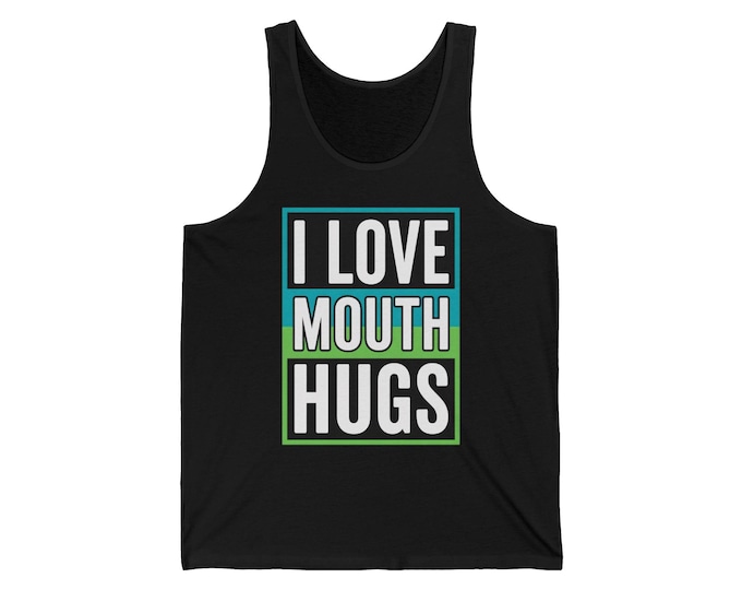 Featured listing image: Men's I Love Mouth Hugs Tank Top