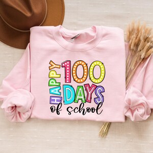 Felpa 100 giorni di scuola, Felpa con cappuccio 100 giorni di scuola, Maglietta della scuola, Felpa della scuola, Felpa con cappuccio della scuola, Regalo per il ritorno a scuola, Regalo per insegnanti