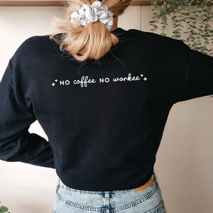 Sudadera con gráfico de Coffee Club/Camiseta unisex genial para adictos a la cafeína/Regalo único para amantes del café/Estilo retro vintage divertido