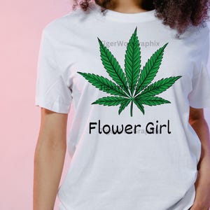 Flower Girl Marijuana Plant Fichier de téléchargement numérique PNG | Fichier PNG à téléchargement numérique pour sublimation avec fond transparent | Conception DIY