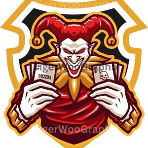 File di download digitale PNG Big Joker / File di download digitale PNG per sublimazione con sfondo trasparente / Design fai da te per download digitale