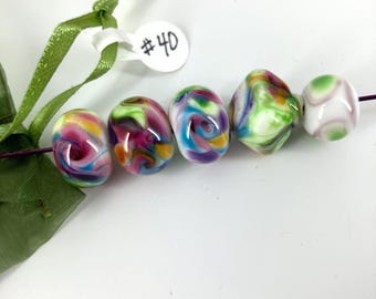 Bundles of Handmade Glass Beads for jewelry and crafts