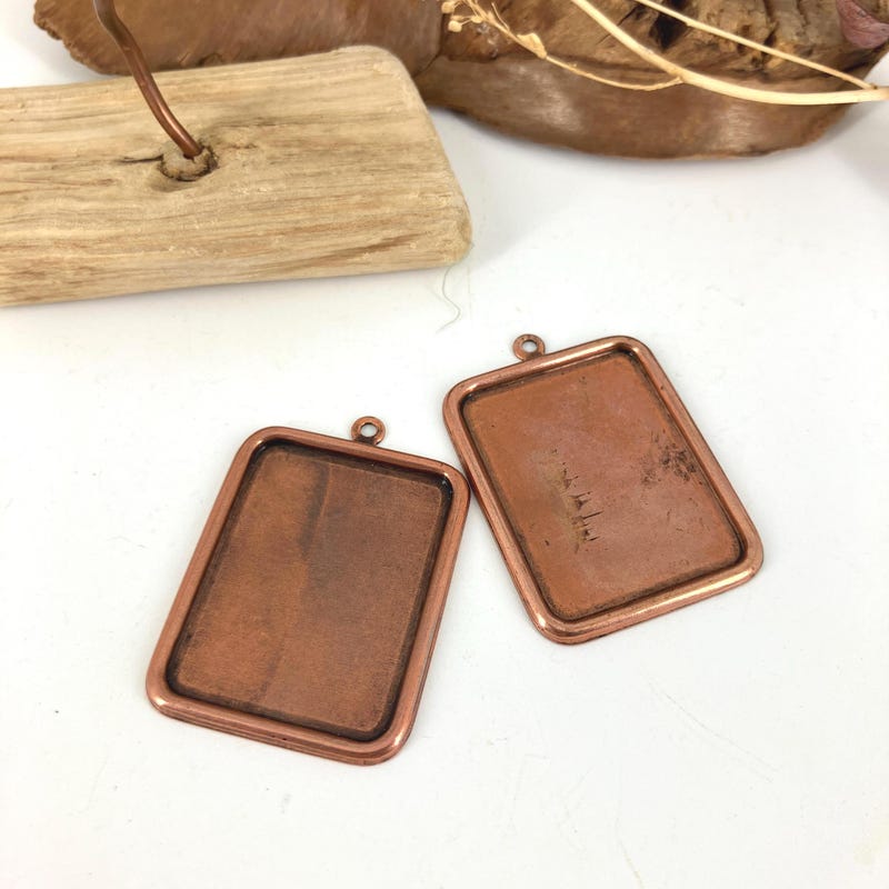 Antique Copper Bezel - Etsy