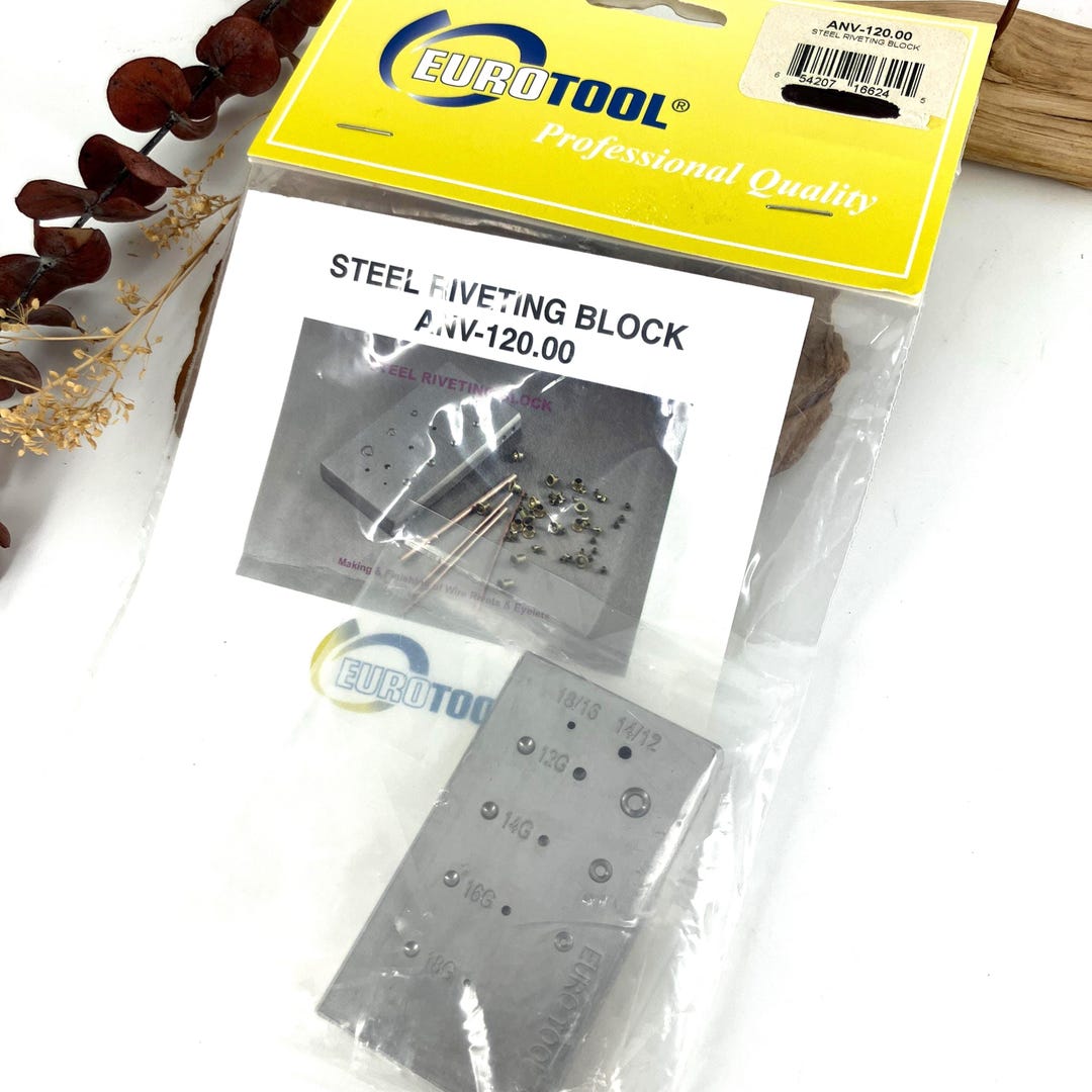 Steel Riveting Block ANK-120.00 by Eurotool - Etsy