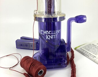 Hand Kniting Tools Make Cords for Jewelry and Fabric