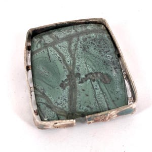 7 Landscape look Jasper cabochon shapes and colors ready for necklace making