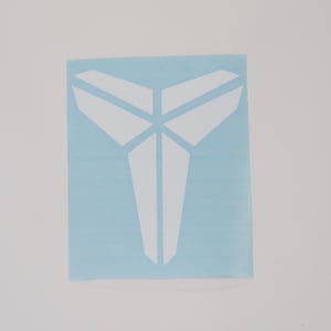 Logo KOBE BRYANT'S - Décalcomanies en vinyle de qualité supérieure - Facile à appliquer - Pour voitures, vitres, rétroviseurs, vitres, ordinateurs portables, etc. *Cadeau gratuit avec chaque commande*