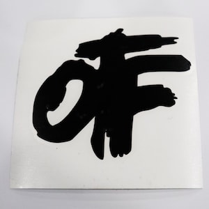 OTF-logo van Lil Durk - Premium vinylstickers - Eenvoudig aan te brengen - Voor auto's, ramen, spiegels, glas, laptops, enz. *Gratis cadeau bij elke bestelling*