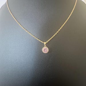 Dainty Gold Necklace, October Birthstone, Best Gifts For Her, 18k Solid Gold Chain, Necklaces For Women, Everyday Necklace