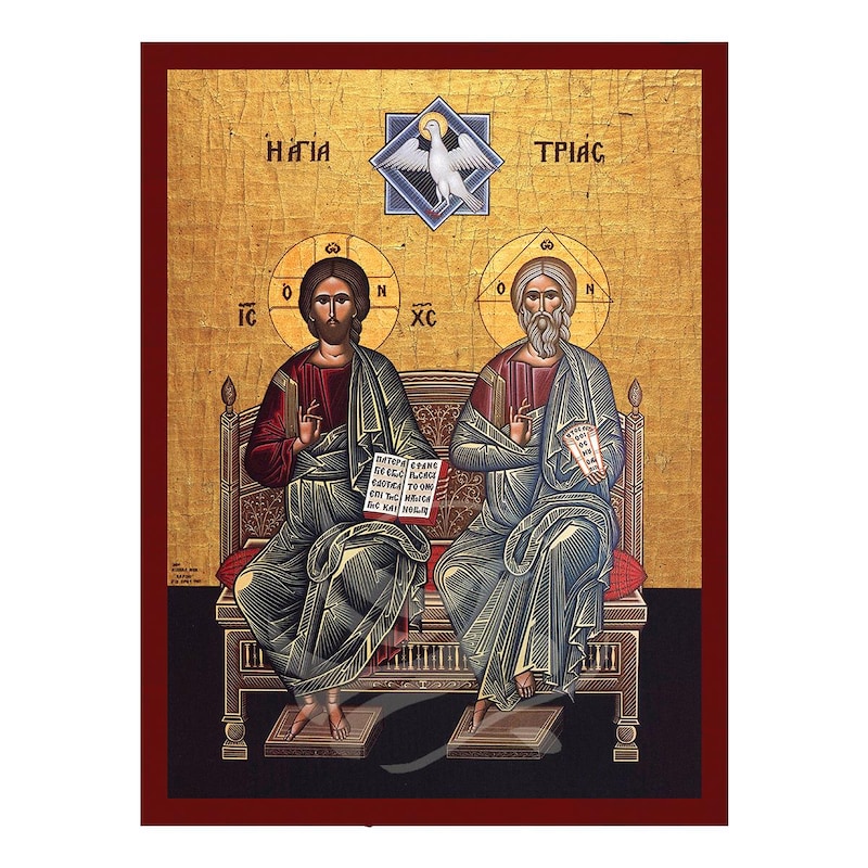 Handmade Trinity Icon - Etsy UK