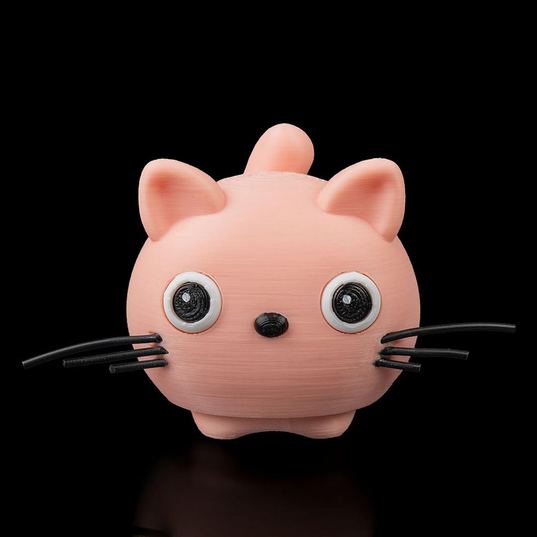 Click Fidget Cat Cat Clicker Fidget Toy | 3D Printed Satisfying Desk Toy | Fun Stress ...