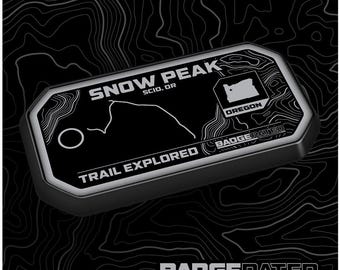 Snow Peak Trail Badge (Scio, OR)