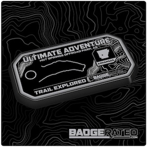 Ultimate Adventure Trail Badge (Hot Springs Off-Road Park, AR)