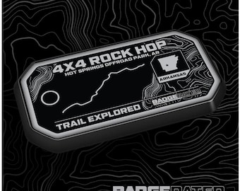 4x4 Rock Hop Trail Badge (Hot Springs Off-Road Park, AR)