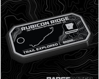 Rubicon Ridge Trail Badge (Hot Springs Off-Road Park, AR)