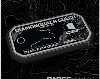 Diamondback Gulch Trail Badge (Sedona, AZ)