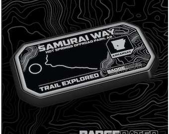 Samurai Way Trail Badge (Hot Springs Off-Road Park, AR)
