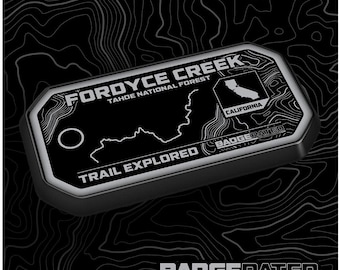 Fordyce Creek Trail Badge (Tahoe National Forest, CA)