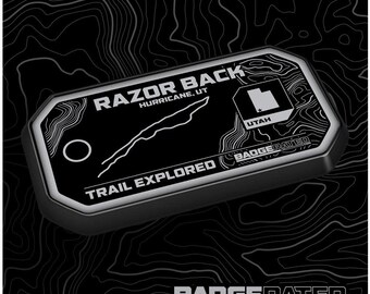 Razor Back Trail Badge (Sand Hollow - Hurricane, UT)