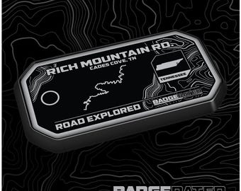 Rich Mountain Road Badge (Cades Cove, TN)