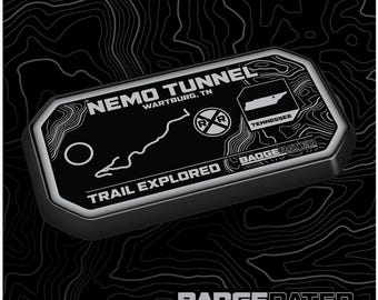 Nemo Tunnel Trail Badge (Wartburg, TN)