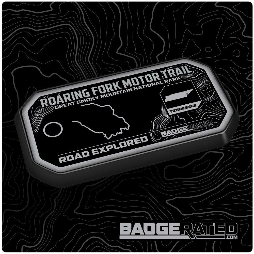 Roaring Fork Motor Trail Road Badge (Great Smokey Mountain Nat'l Park, TN)