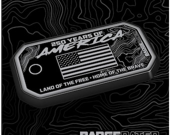 250 Years of America - American Flag Trail Badge
